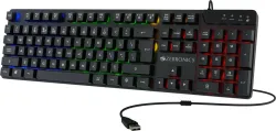 ZEBRONICS War-K Wired USB Standard Gaming Keyboard