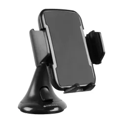 ZEBRONICS WCC100, Wireless Car Charger, 15W Fast Charging, Upto 6.8 inches, 360° Rotatable, One Press Lock and Release, 