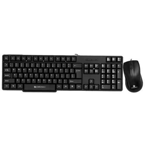 Image of Zebronics Wired Keyboard and Mouse Combo