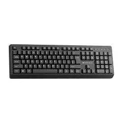 Zebronics Wireless Keyboard, 2.4GHz, 104 Keys with 12 Multimedia Keys, UV-Coated Keycaps, Retractable Stand, On/Off Swit