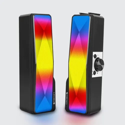 Image of ZEBRONICS Wonder Bar 20 RGB Lights Computer Speaker 