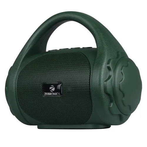 Image of Zebronics ZEB-COUNTY 3W Wireless Bluetooth Portable Speaker With Supporting Carry Handle, USB, SD Card, AUX, FM & Call F