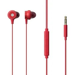 ZEBRONICS Zeb Buds 20 Wired Earphones with Mic Red