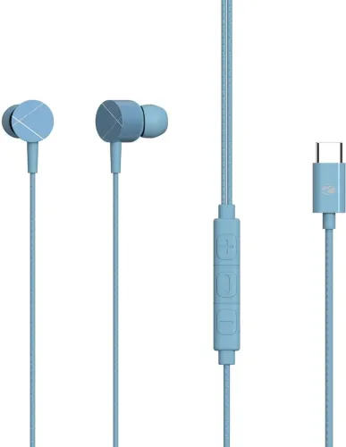 Image of ZEBRONICS Zeb-Buds C2 Wired Type-C Earphones (Blue)
