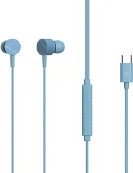 ZEBRONICS Zeb-Buds C2 Wired Type-C Earphones (Blue)
