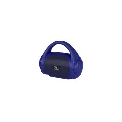 Zebronics ZEB-COUNTY 3W Wireless Bluetooth Portable Speaker With Supporting Carry Handle, USB, SD Card, AUX, FM & Call Function (Blue)