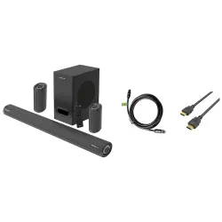 ZEBRONICS Zeb-Juke BAR 9500WS PRO 5.1 Dolby Soundbar, 525W, Wireless Satellites