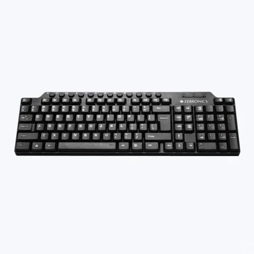 Image of ZEBRONICS ZEB-KM-2100 Wired USB Standard Desktop Keyboard