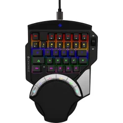Zebronics Zeb-Max Atom One-Handed RGB Gaming Mechanical Keyboard