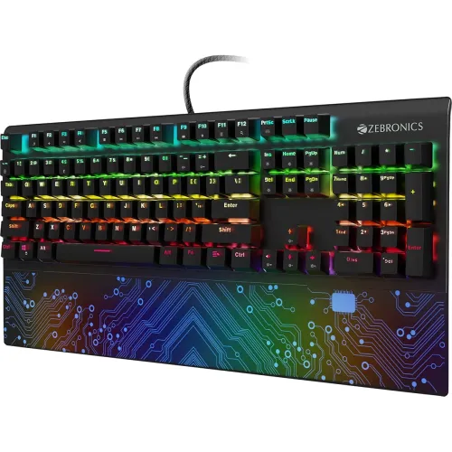 Image of ZEBRONICS Zeb-MAX Chroma Premium Mechanical Gaming Keyboard 