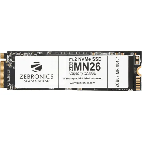 Image of Zebronics ZEB-MN26 256GB M.2 NVMe SSD