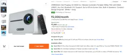 ZEBRONICS Zeb-Pixaplay 20 FHD Projector