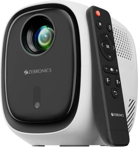 Image of ZEBRONICS Zeb PixaPlay 53 smart vertical LED projector 