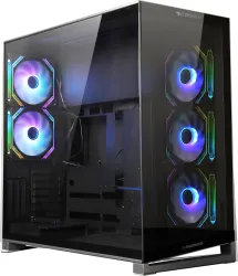 ZEBRONICS Zeb-Shadowcore Full Tower Cabinet Compatible with Gaming Console