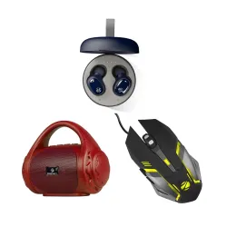 ZEBRONICS Zeb-Sound Bomb 1 TWS Earbuds with BT5.0, Up to 12H Playback