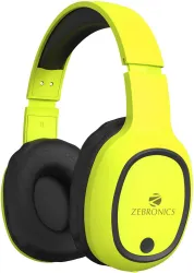 Zebronics Zeb-Thunder | 60H Backup, BT v5.3 – Neon Yellow