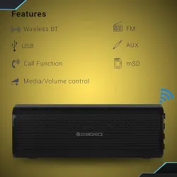 Zebronics ZEB-VITA Wireless Bluetooth 10W Portable Bar Speake