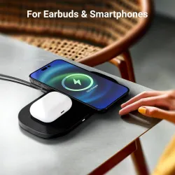 ZEBRONICS Zeb-WCP215(Black) Charging Pad