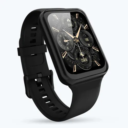 Image of ZEBRONICS ZEB WINTER Smartwatch (BLACK Strap, 1.7)
