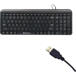 ZEBRONICS Zeb-Glide USB Wired Multimedia Keyboard for PC/Laptop with Rupee Symbol Key, Plug & Play, Gold Plated USB Conn