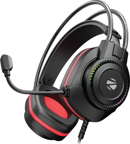 Image of ZEBRONICS Zeb-Jet 7.1,Gaming Headphone, Simulated 7.1 Surround Sound, Adv Windows Software Wired Gaming Headset (Black, 
