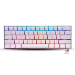ZEBRONICS Zeb-MAX NINJA 61 keys wireless mechanical keyboard with 3 Bluetooth connections, 2.4GHz Nano receiver, Type C 