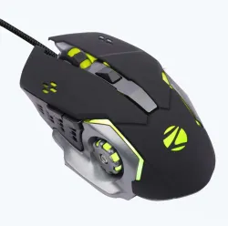 ZEBRONICS ZEB-TRANSFORMER-M2 Wired Ambidextrous Optical Gaming Mouse (USB 3.0, Black)