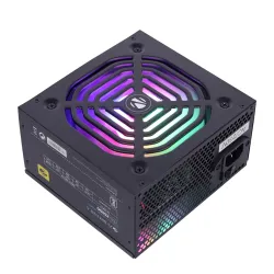 ZEBRONICS ZS500 500W Power Supply with Silent 120mm RGB Fan, SATA x 3, 12V 28A (Max.), Over Voltage/Short Circuit Protec