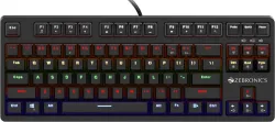 ZEBRONICS Zeb-Max V2 Wired Gaming Keyboard (Black)