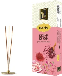 Zed Black Iksha Kesar Rose Premium Incense Sticks