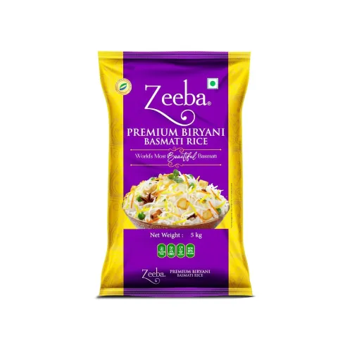 Image of Zeeba Premium Biryani Rice 5 Kg, Chef's Choice, Restaurant Style, Extra Long Grains (Cooked length upto 26mm*)