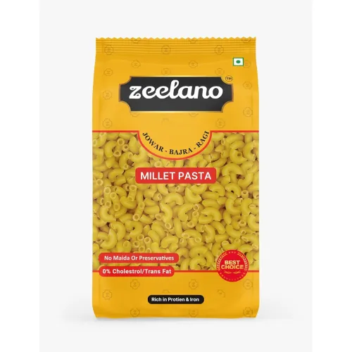 Image of Zeelano Multi Millet Pasta, 100% Millets, No Maida, Zero Trans Fat, High Fibre, 500g, Vegetarian