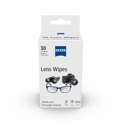 Image of ZEISS Lens Cleaning Wipes Pre-Moistened Multipurpose Pack 30