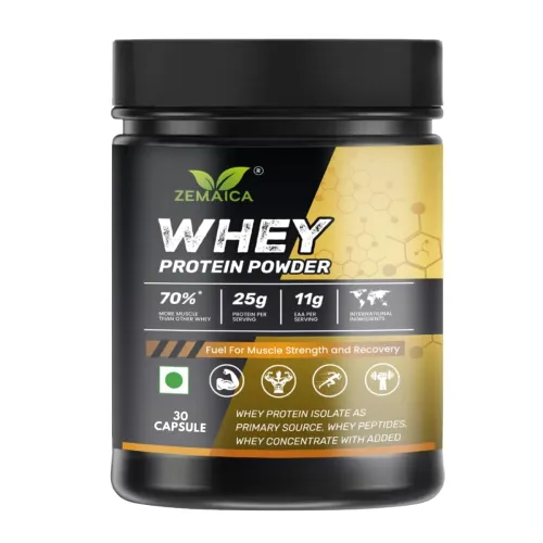 Image of ZEMAICA Whey Protein Capsules – Pack of 30