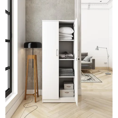 Image of Zen 2-Door Wardrobe Engineered Wood