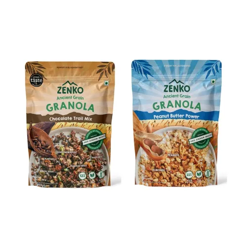Image of ZENKO Ancient Grain Granola, Chocolate Trail Mix 300g Each, Pack of 2
