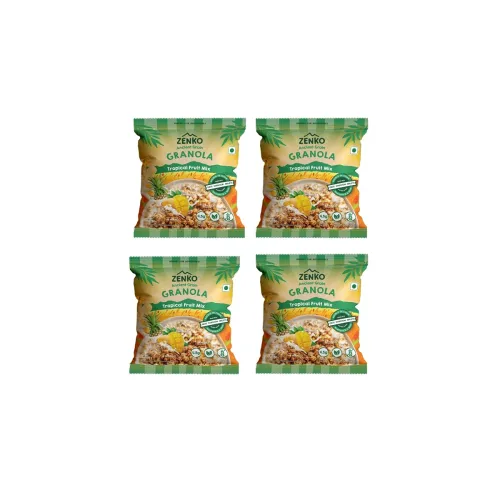 Image of ZENKO Ancient Grain Tropical Fruit Mix Granola 50g | Pack of 4