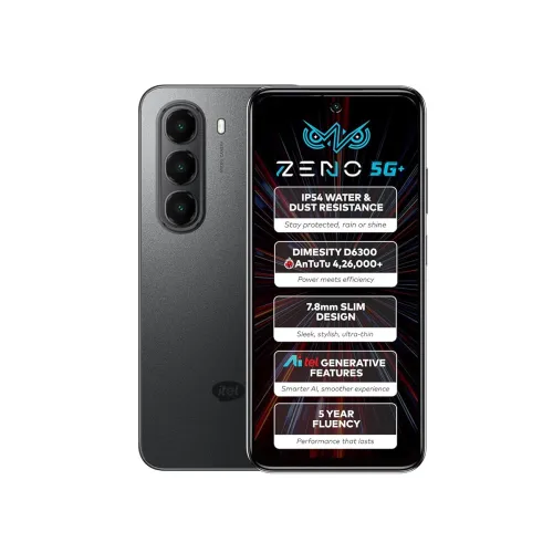 Image of ZENO 5G AI Smartphone | 4GB RAM 128GB ROM | IP54 Rated for Dust & Water Resistance |