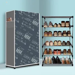 Zenvexyo 5-Tier Foldable Metal Shoe Rack (DIY)