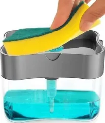 Zeom 2-in-1 Kitchen Soap Dispenser