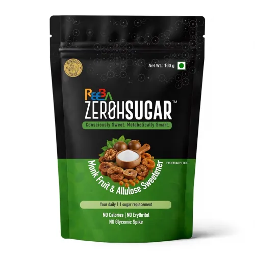 Image of Zeroh Sugar Monk Fruit Allulose Sweetener 100g