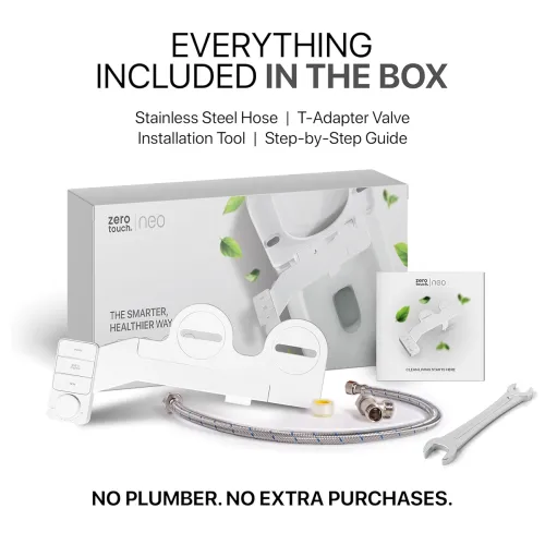 Image of ZeroTouch Bidet Seat Attachment for Western Toilet |