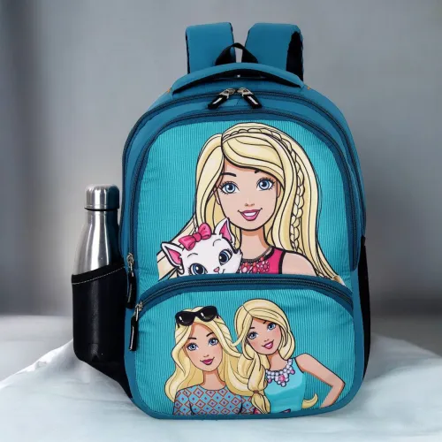 Image of ZERUS Cute Doll Print Waterproof School Bag for Girls 21L