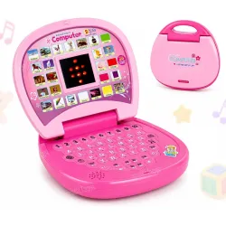Zest 4 toyz Kids Learning Educational Laptop with Led Display & Music | Best English Learner Computer Toy for Kids with Activities & Fun Games (Pack of 1 ) Assorted