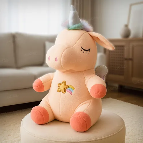 Image of Zest 4 Toyz Unicorn Soft Toy for Girls (35 cm) | Baby Toys | Cute Stuffed Animal Plush Toy | Cuddly Teddy Bear for Kids 