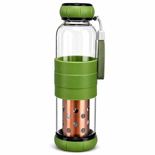 Image of Zest Copper Plate Water Bottle Infuser Leak Resistant Office