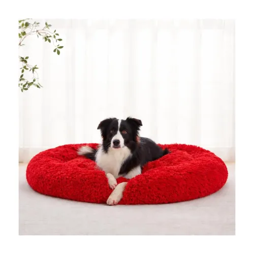 Image of ZEXSAZONE Fluffy Waterproof Dog Bed