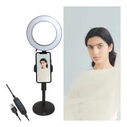 ZHIZUKA LED Ring Light Phone Holder
