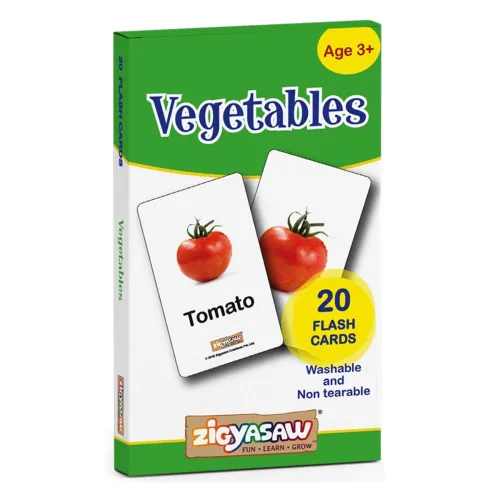 Image of Zigyasaw Vegetables Flash Cards