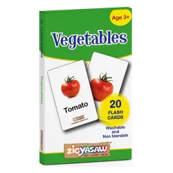 Zigyasaw Vegetables Flash Cards